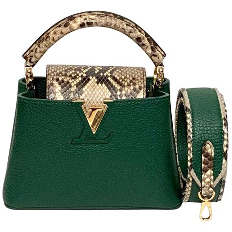 louis vuitton snake bag|Capucines Mini Bag .